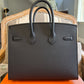 Birkin 25 Box Black GHW *SOLD*