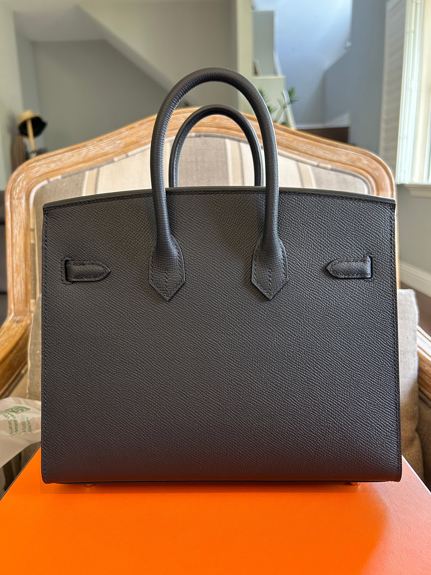 Birkin 25 Box Black GHW *SOLD*