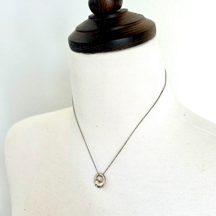 Tiffany & Co 1837 Interlocking Circles Necklace Pendant Chain Gift Pouch 17  Inch | Pretty jewelry necklaces, Tiffany & co., Interlocking circle necklace