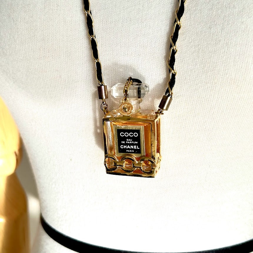 Chanel Vintage Perfume Necklace