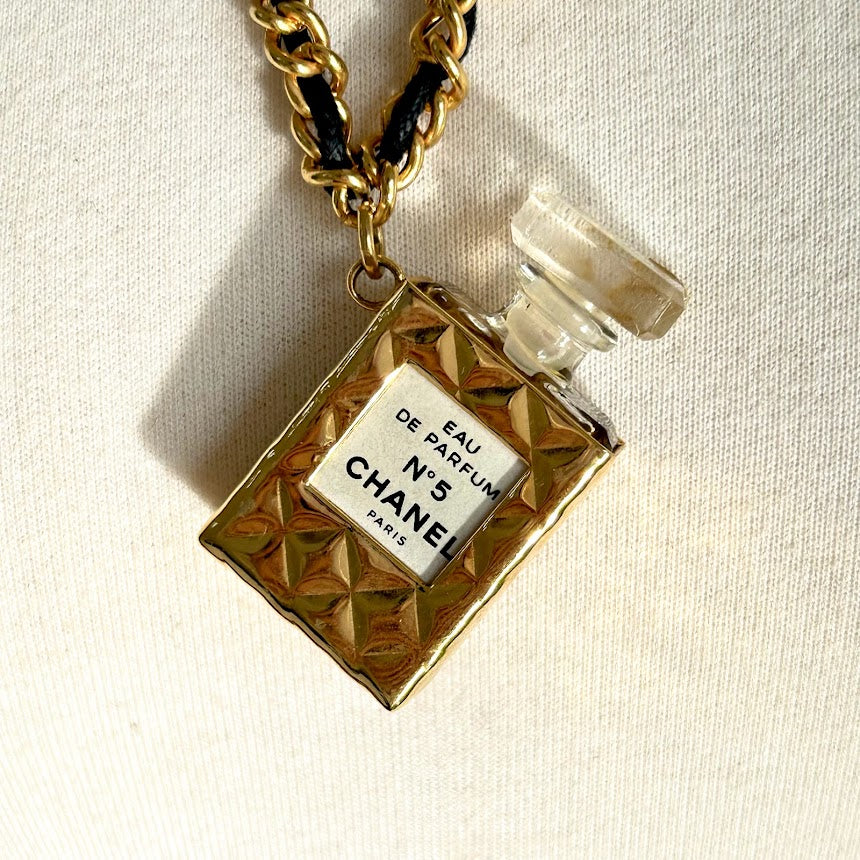 Vintage Chanel Perfume Necklace