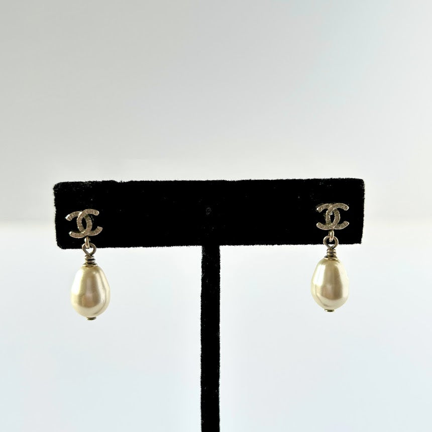 Chanel Pearl Earrings