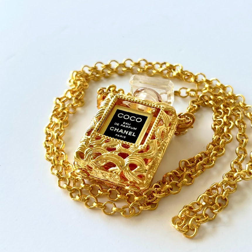 Chanel Perfume Necklace