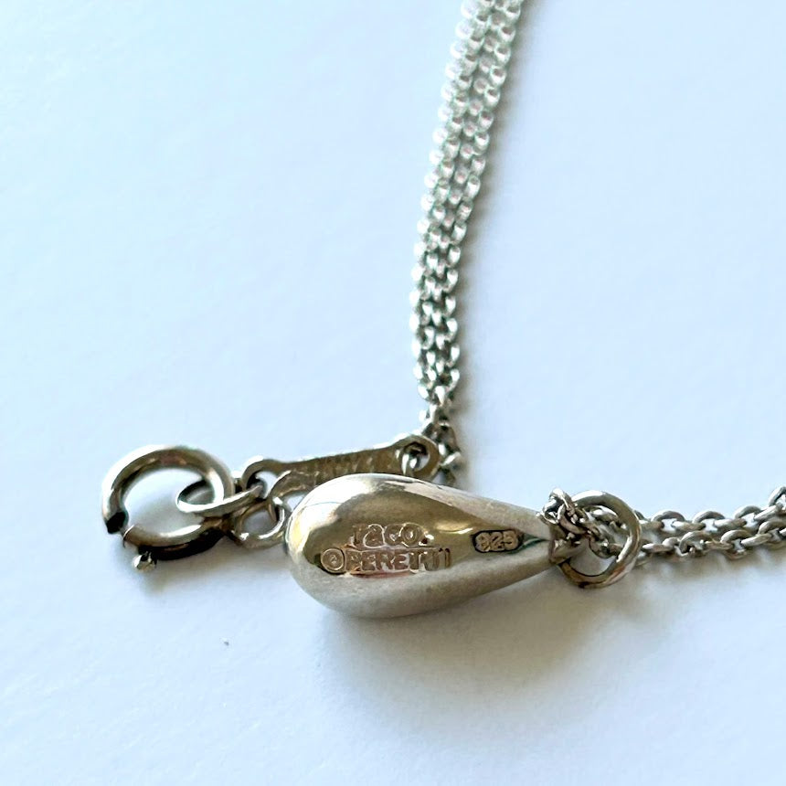 Tiffany elsa peretti teardrop on sale necklace