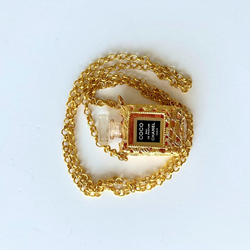 Chanel Perfume Necklace