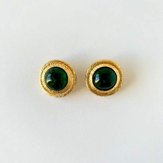 Chanel Gemstone Earrings