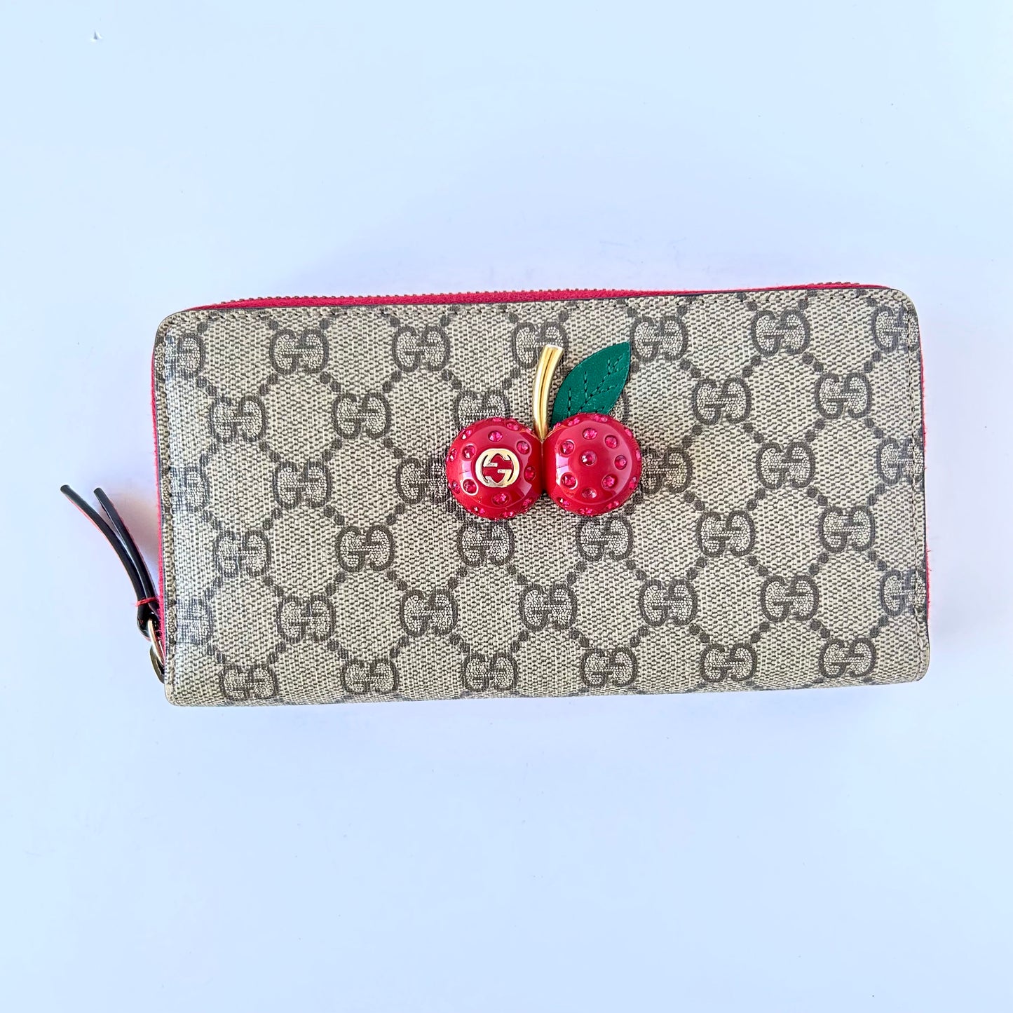 Gucci Cherry Long Wallet