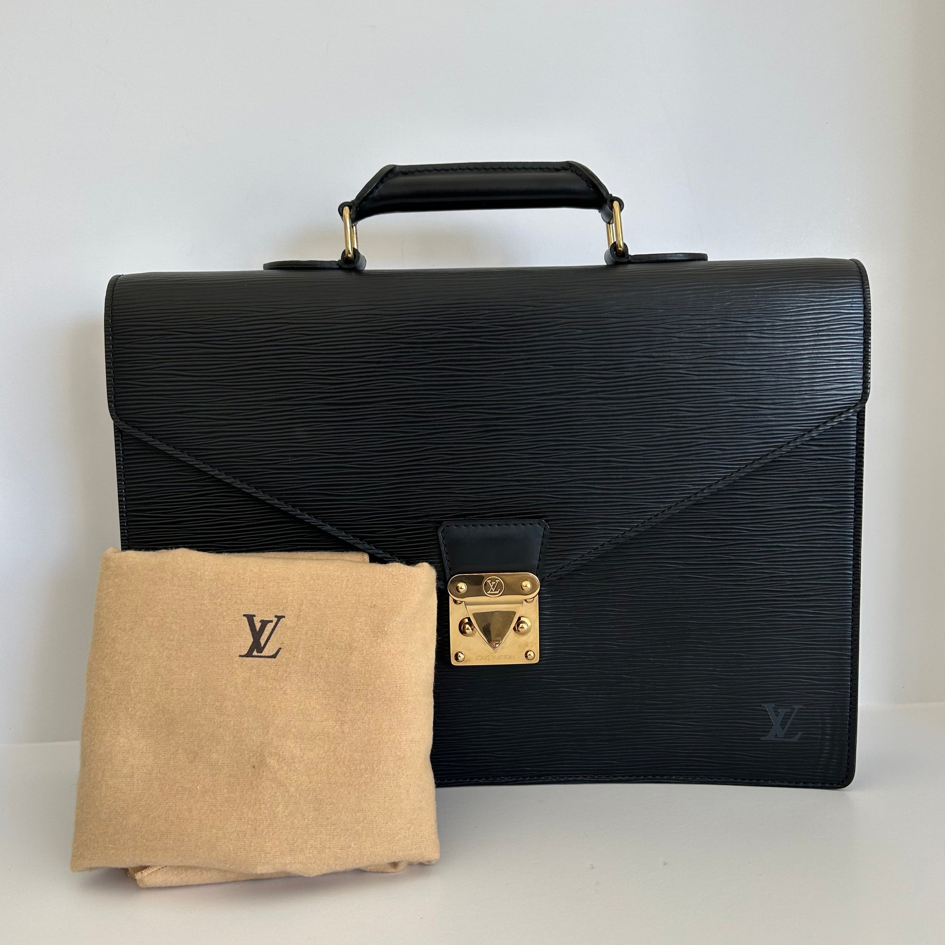 LV Epi Serviette Ambassadeur Briefcase