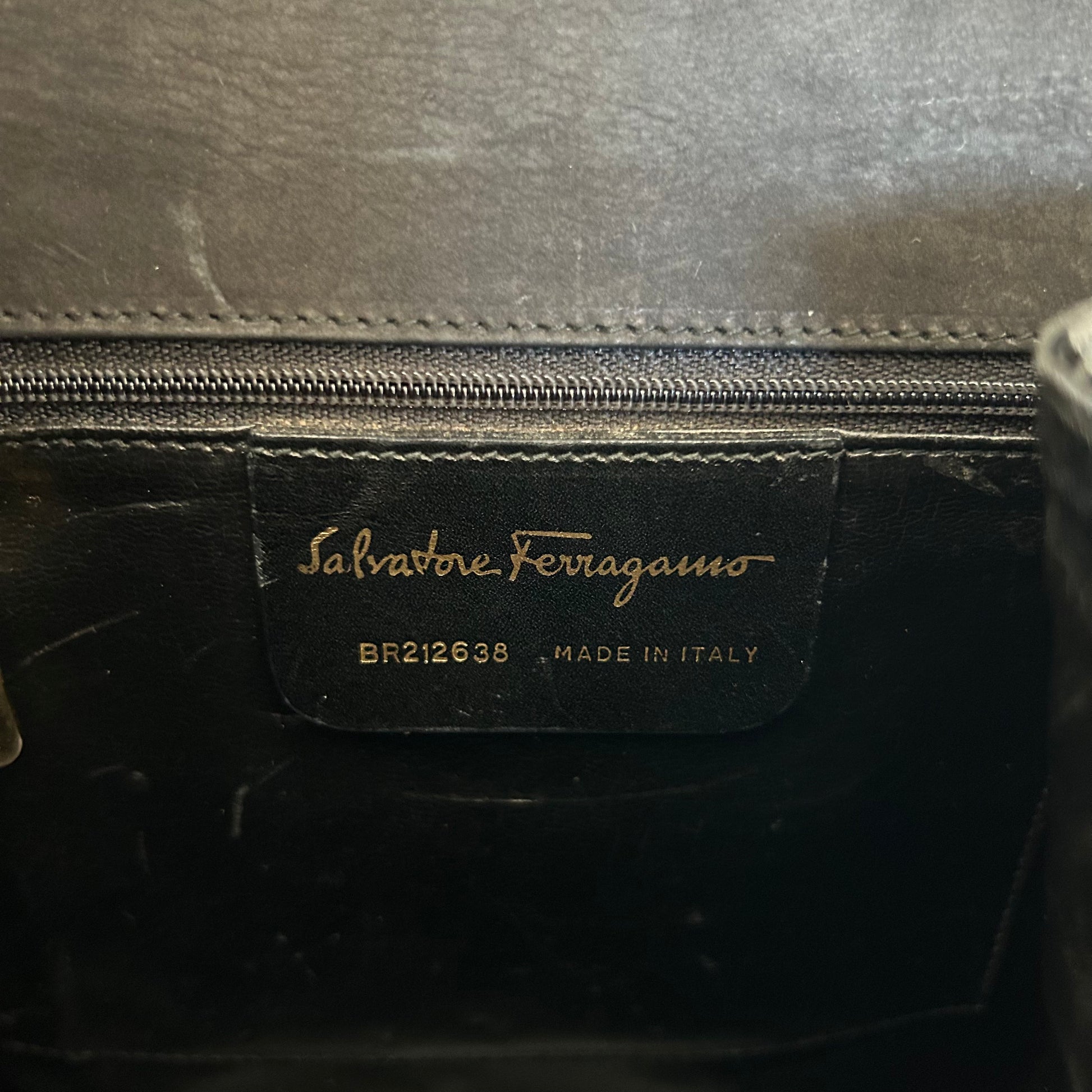 Salvatore Ferragamo Lizard Shoulder Bag