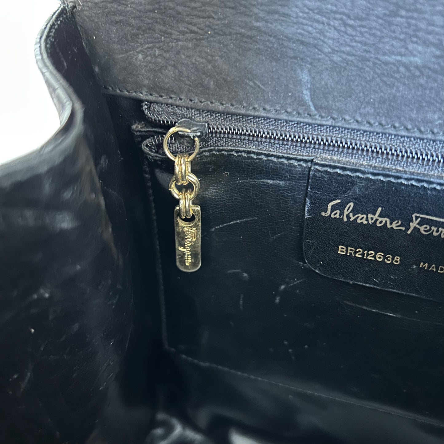 Salvatore Ferragamo Lizard Shoulder Bag